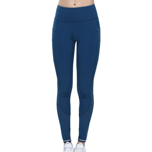 Colorvalue Breathable Mesh Running Jogger Tights